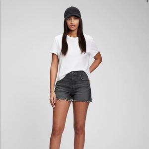 Gap Black Denim Short Jean Shorts